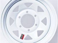 12" White Spoke Wheel - W124440WS