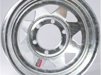 13" Galvanized Spoke Wheel - W134.5545GS