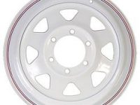 16" White Spoke Wheel - W166655WS